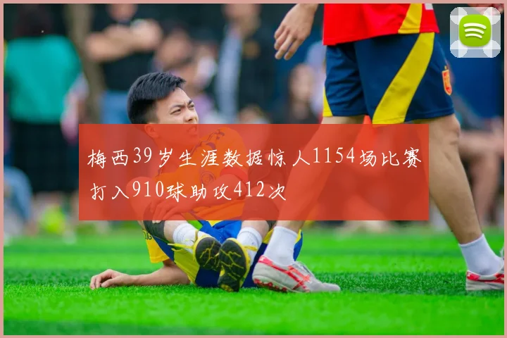 梅西39岁生涯数据惊人1154场比赛打入910球助攻412次